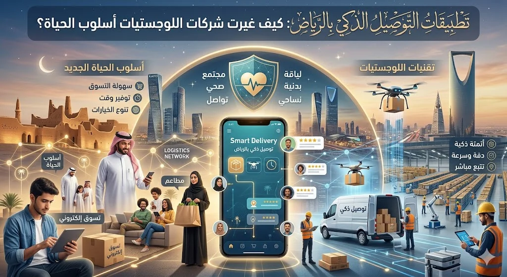 تطبيقات التوصيل الذكي بالرياض: كيف غيرت شركات اللوجستيات أسلوب الحياة؟