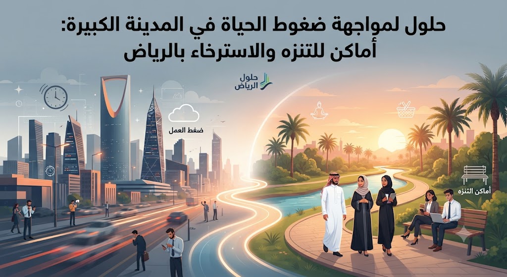 حلول لمواجهة ضغوط الحياة في المدينة الكبيرة: أماكن للتنزه والاسترخاء بالرياض