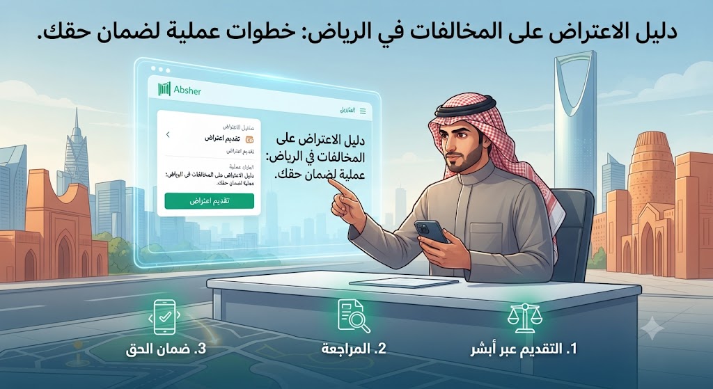 دليل الاعتراض على المخالفات في الرياض: خطوات عملية لضمان حقك