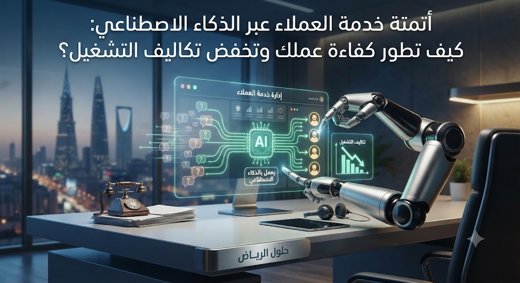 أتمتة خدمة العملاء عبر الذكاء الاصطناعي: كيف تطور كفاءة عملك وتخفض تكاليف التشغيل؟