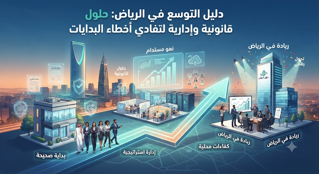 دليل التوسع في الرياض: حلول قانونية وإدارية لتفادي أخطاء البدايات