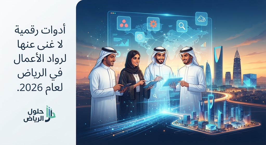 أدوات رقمية لا غنى عنها لرواد الأعمال في الرياض لعام 2026