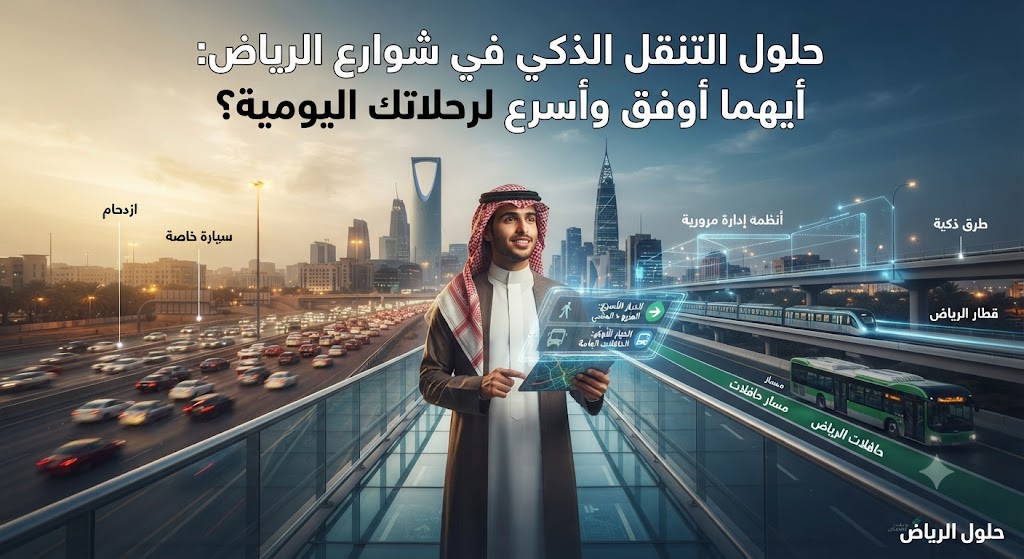 حلول التنقل الذكي في شوارع الرياض: أيهما أوفق وأسرع لرحلاتك اليومية؟